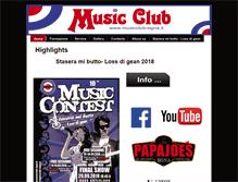 Tablet Screenshot of musicclub-egna.it